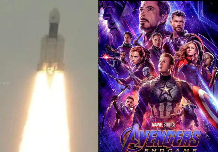 ഹോളിവുഡ് സിനിമ അവഞ്ചേഴ്‌സിന് മുടക്കുമുതല്‍ 2443 കോടിയെങ്കില്‍ ചന്ദ്രയാന്‍ 2വിന് 'വെറും' 978 കോടിയെന്നോര്‍പ്പിച്ച് സമൂഹ മാധ്യമം; 48 ദിവസത്തിനകം വിക്രം ലാന്‍ഡര്‍ ചന്ദ്രനിലിറങ്ങുമെന്ന് ഐഎസ്ആര്‍ഒ