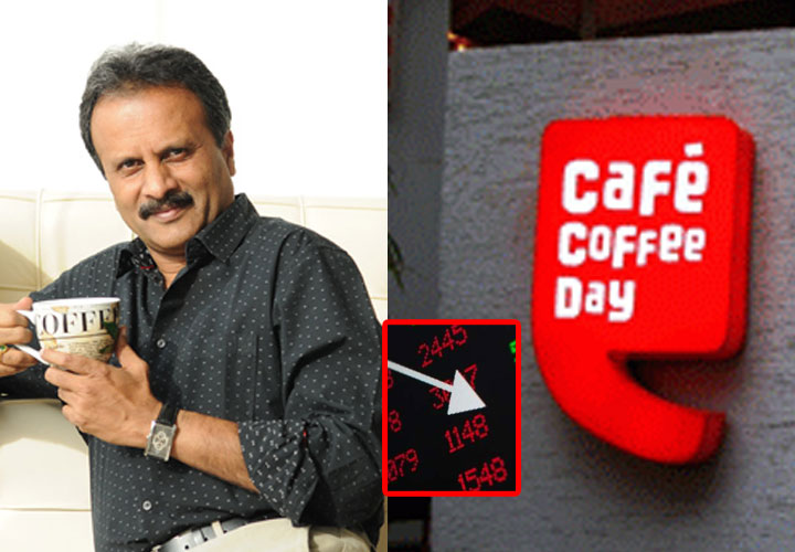'കോഫി കിങ്ങിന്റെ' തിരോധാനം: കഫേ കോഫി ഡേയുടെ ഓഹരി ഒറ്റയടിക്ക് ഇടിഞ്ഞത് 20 ശതമാനം; മാസങ്ങള്‍ക്കകം കൂപ്പുകുത്തിയത് വിപണി മൂല്യത്തിന്റെ 44 ശതമാനമെന്നും റിപ്പോര്‍ട്ട്; കടക്കെണിയില്‍ വലയുകയാണെന്ന് വിവരിച്ച് സിദ്ധാര്‍ത്ഥ എഴുതിയ കത്തും പുറത്ത്