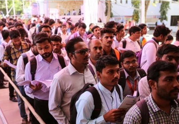 രാജ്യത്തെ തൊഴില്ലായ്മാ നിരക്കില്‍ വര്‍ധന;  നിരക്ക് 8.5 ശതമാനമായി ഉയര്‍ന്നു