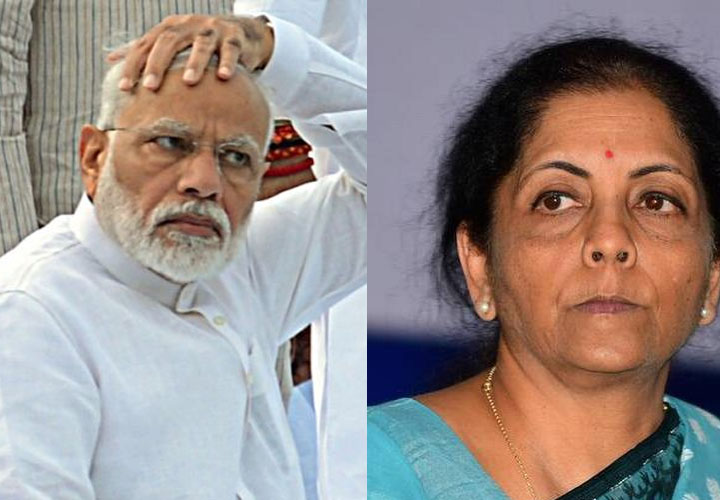 ധനമന്ത്രി നിര്‍മ്മല സീതാരാമനെ ഒഴിവാക്കി പ്രധാനമന്ത്രി സാമ്പത്തിക വിദഗ്ധരുമായി നടത്തിയ കൂടിക്കാഴ്ച്ച; നിര്‍മ്മലയെ എന്തിന് ഒഴിവാക്കിയെന്ന ആരോപണത്തിന് ഉത്തരം നല്‍കാന്‍ കഴിയാതെ സര്‍ക്കാര്‍ പ്രതിസന്ധിയില്‍; പ്രധാനമന്ത്രിയുടേത് തെറ്റായ നിലപാടോ?